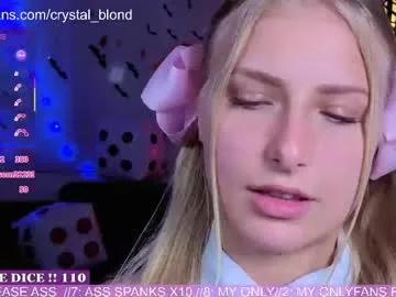 Freechat crystal_blond on Chaturbate