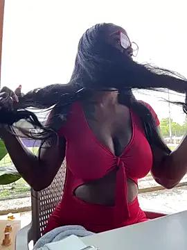 Bustykeyla — Topless at gym